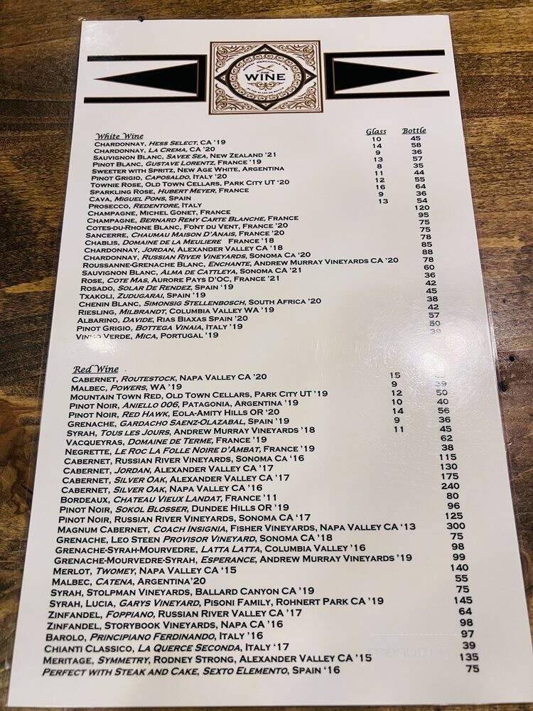 Midway Mercantile Restaurant - Midway, UT menu_pic