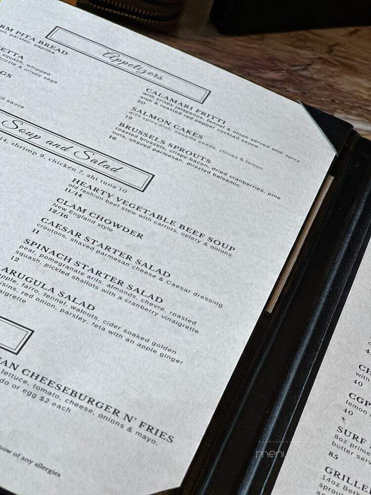 The Kitchen at StoneBrier - Stockton, CA menu_pic