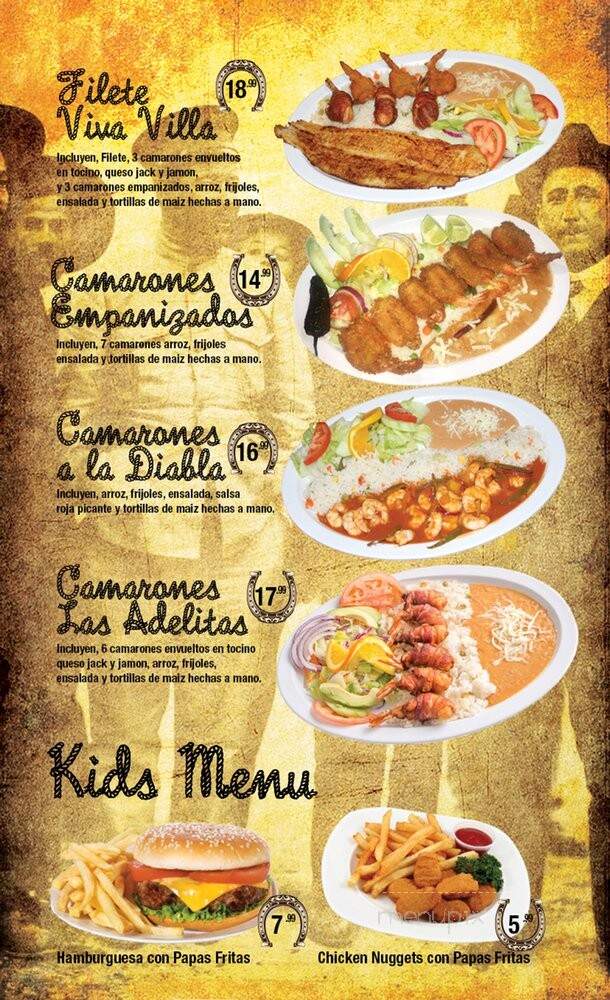 Antojitos Sinaloa Mexican Restaurant - Las Vegas, NV menu_pic