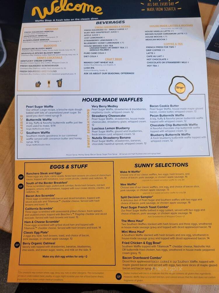 Waffle Stop - Tacoma, WA menu_pic