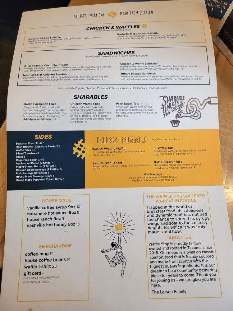 Waffle Stop - Tacoma, WA menu_pic