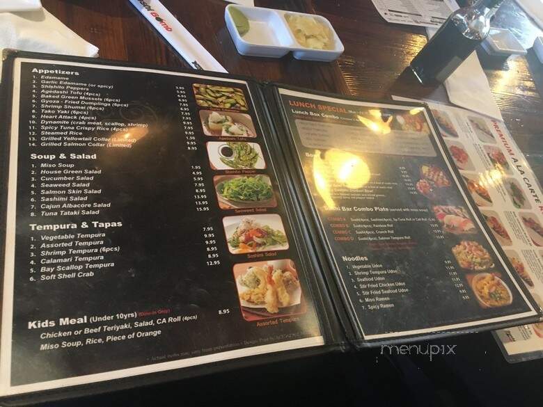 Sushi Bomb - Fullerton, CA menu_pic