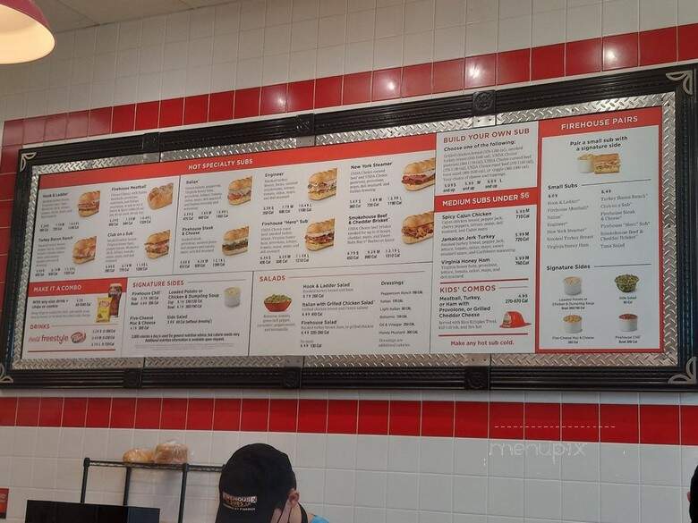 Firehouse Subs - Orlando, FL menu_pic