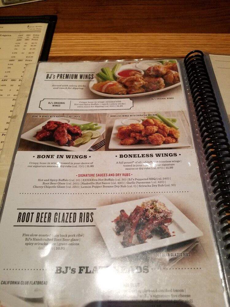 BJ's Restaurant & Brewhouse - Hagerstown, MD menu_pic