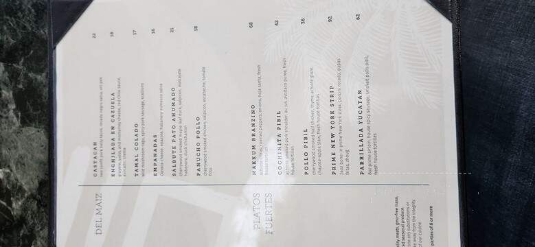 Chaak Kitchen - Tustin, CA menu_pic