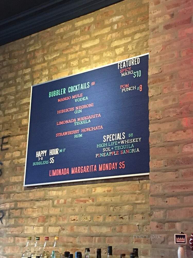 Kite String Cantina - Chicago, IL menu_pic