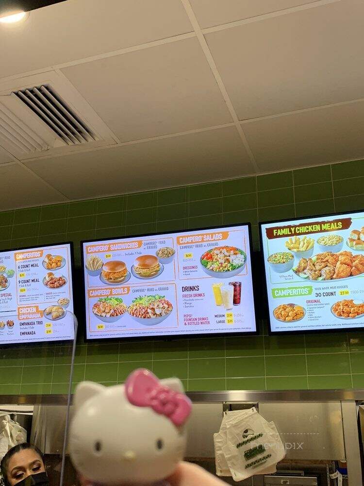 Pollo Campero - Los Angeles, CA menu_pic