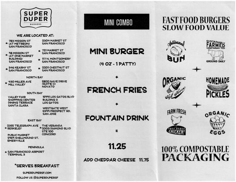 Super Duper Burgers - San Francisco, CA