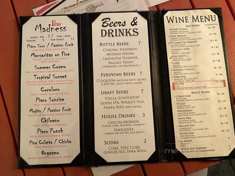 Panka Grill - Port Chester, NY menu_pic
