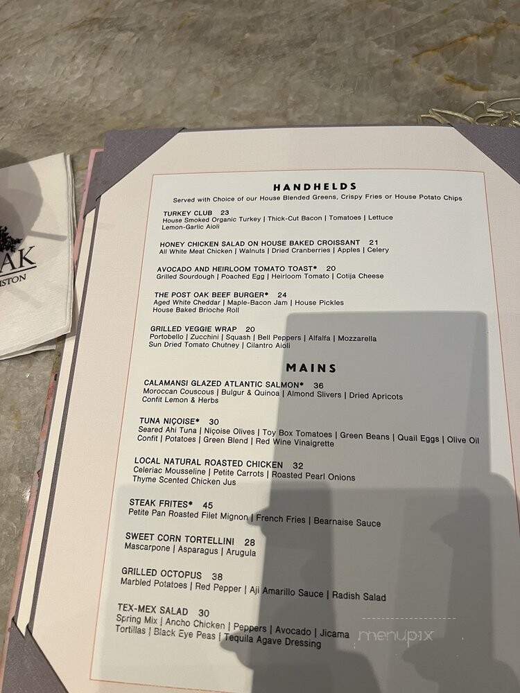 Bloom & Bee - Houston, TX menu_pic