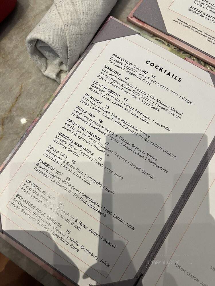 Bloom & Bee - Houston, TX menu_pic