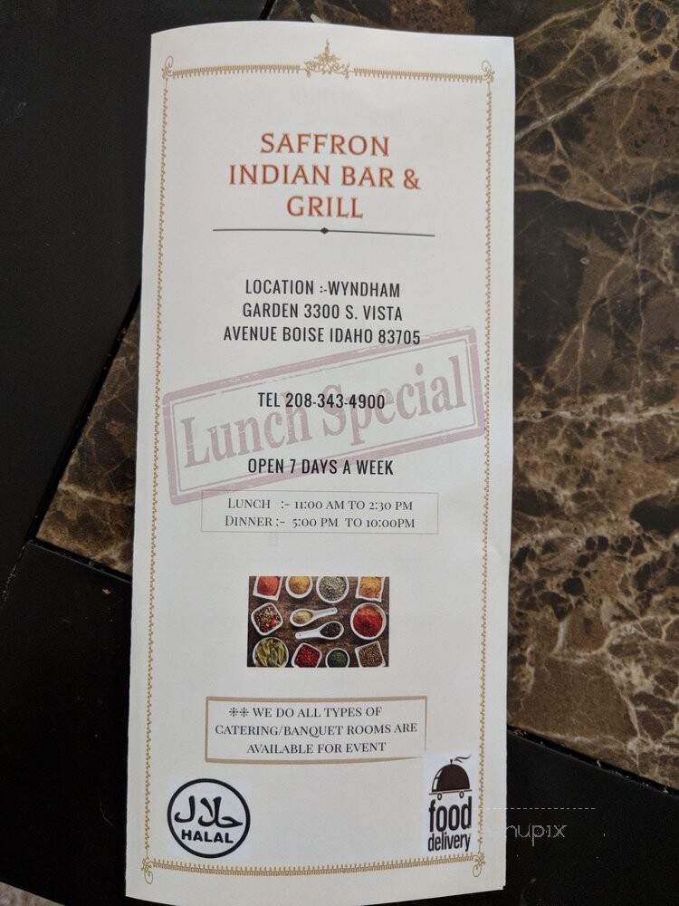 Saffron Indian Bar & Grill - Boise, ID