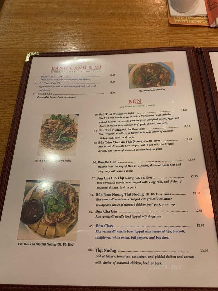 Pho So 1 - East Lansing, MI menu_pic