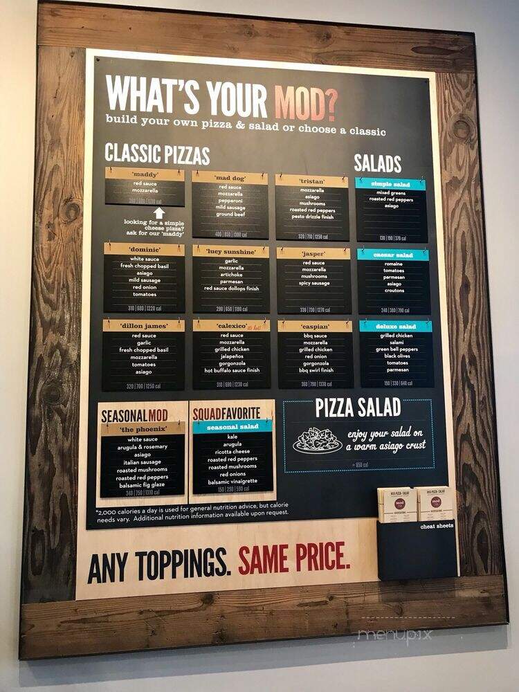 MOD Pizza - California, MD menu_pic