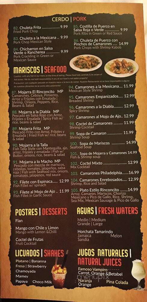 El Rinconcito Mexicano - New Brunswick, NJ menu_pic