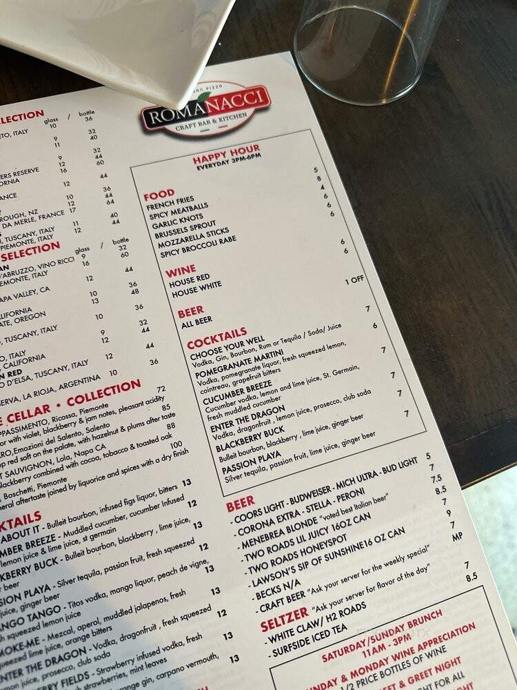 Romanacci Express - Westport, CT menu_pic