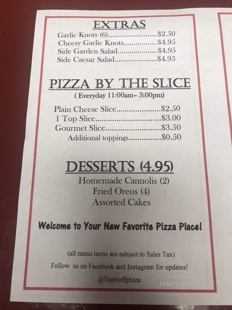 Top It Off Pizza - Tyler, TX