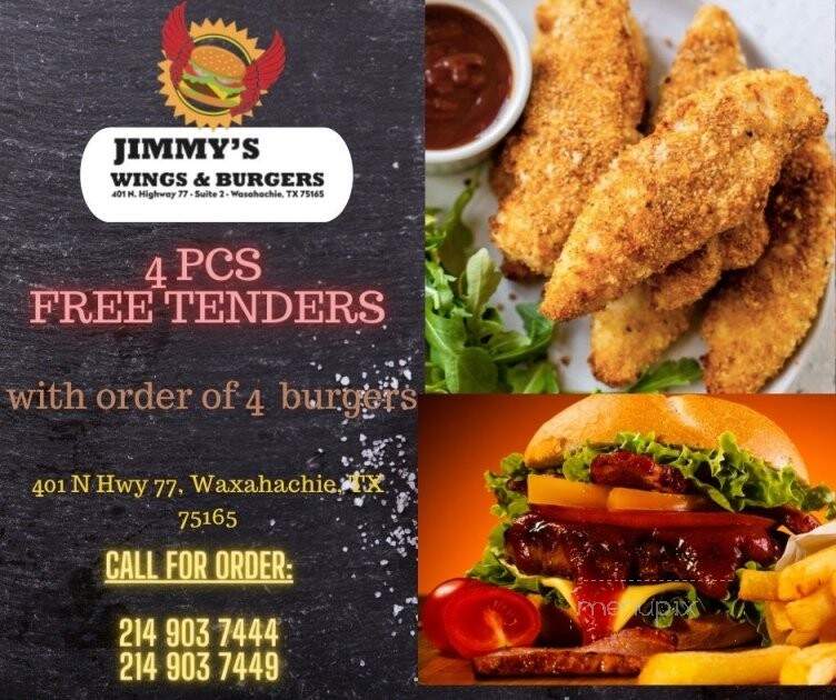 Jimmy's Wings and Burgers - Waxahachie, TX