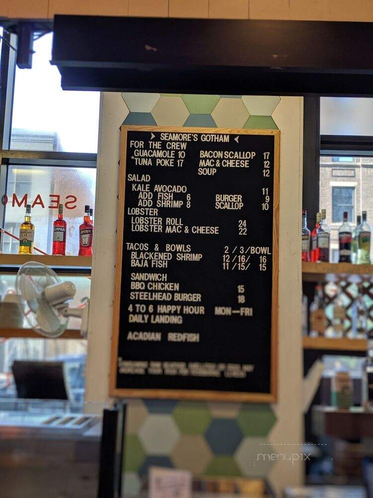 Seamore's - New York, NY menu_pic