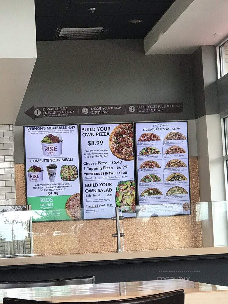 Rise Pies Pizza - Orlando, FL menu_pic