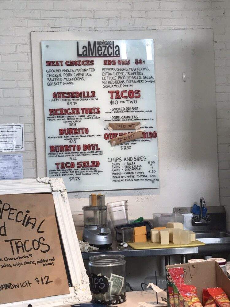 La Mezcla Mexicana - New Orleans, LA menu_pic