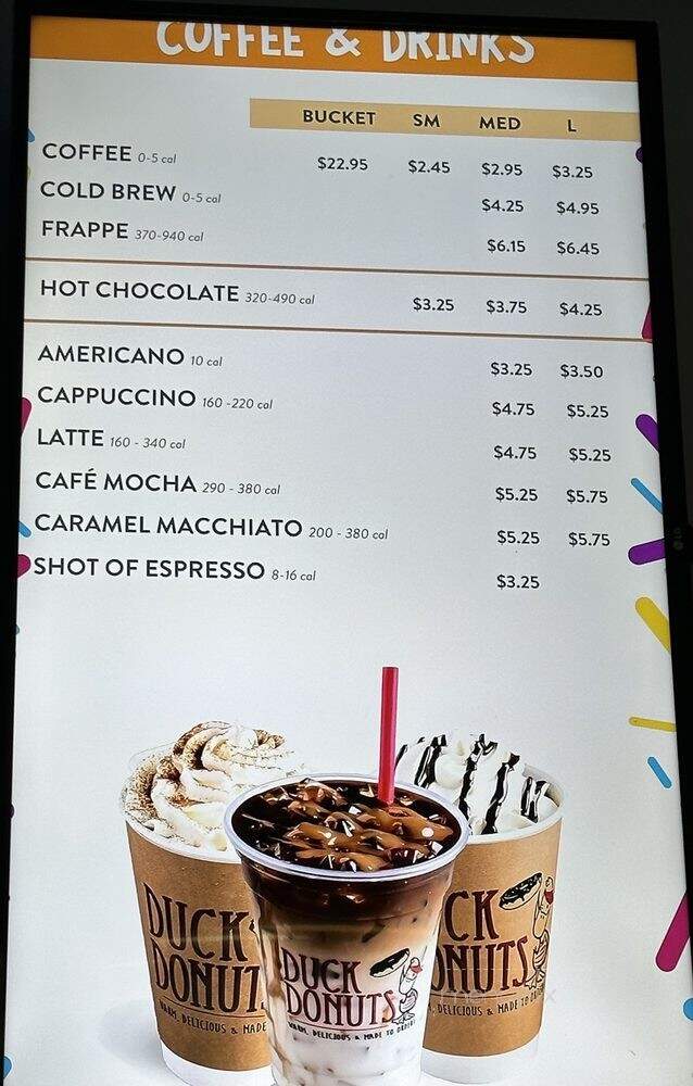Duck Donuts - Leawood, KS menu_pic