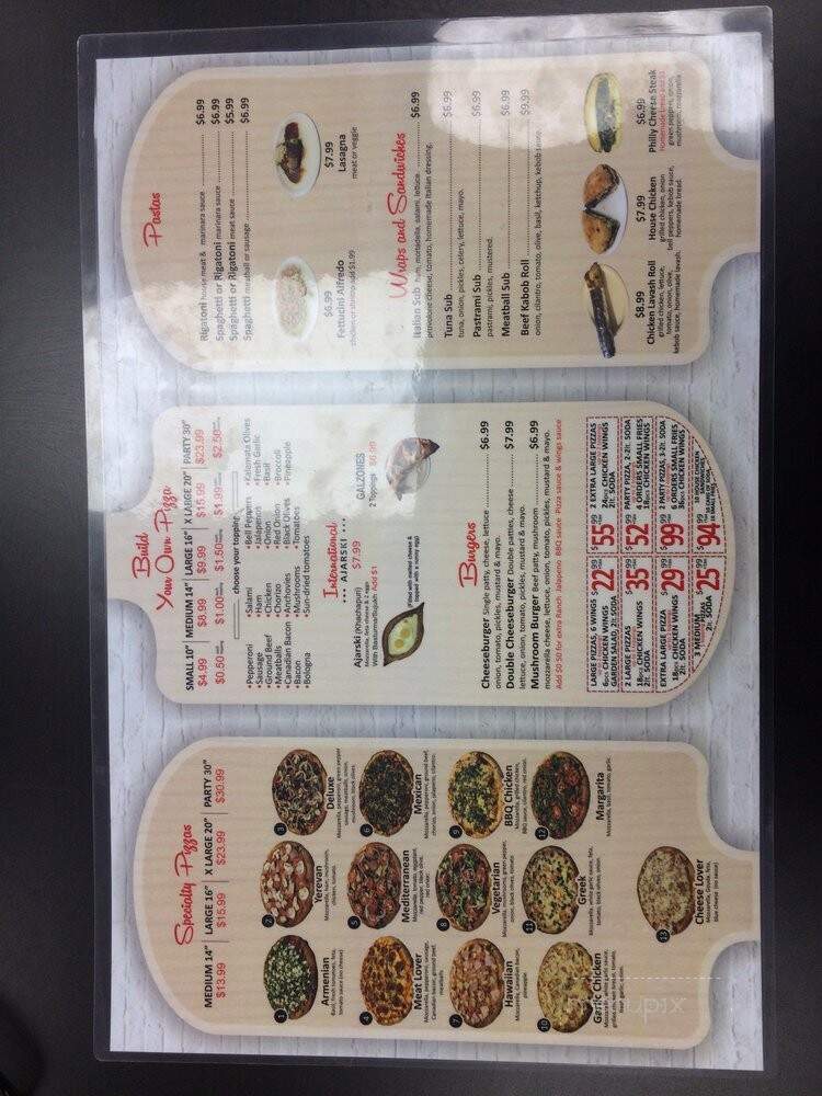 Pizza Bayern - Los Angeles, CA menu_pic