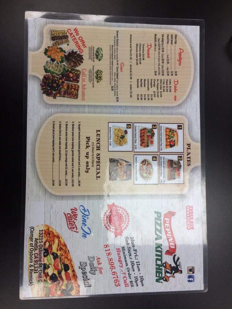 Pizza Bayern - Los Angeles, CA menu_pic