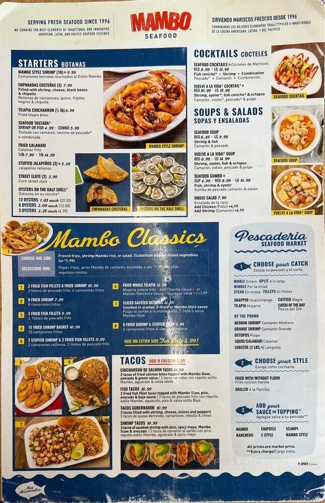 Mambo Seafood - Katy, TX menu_pic