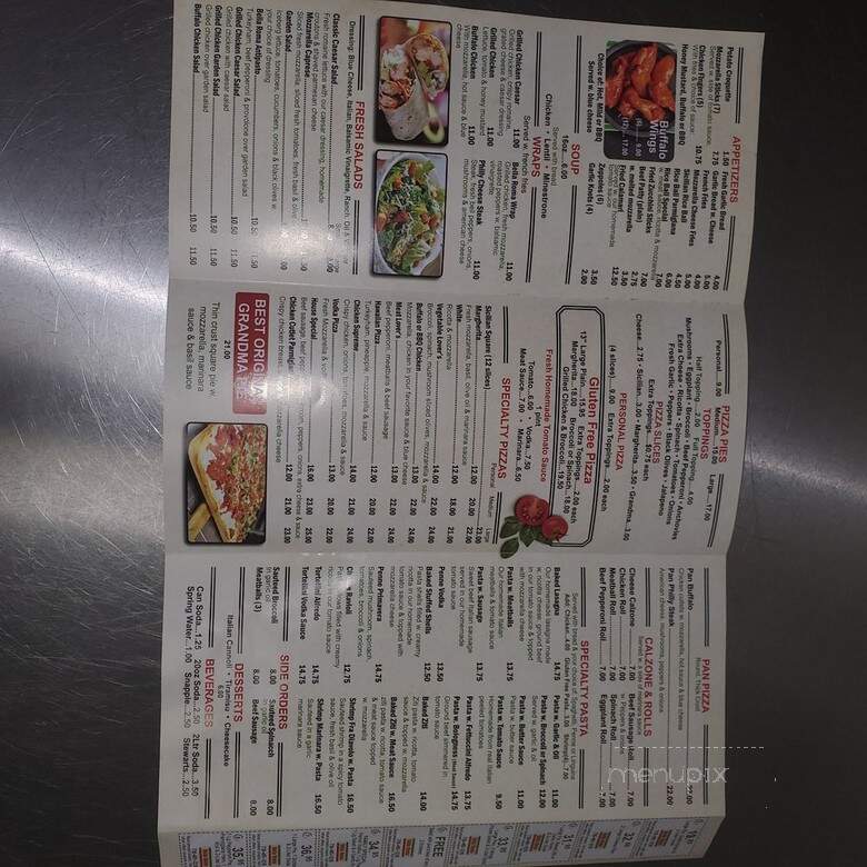 Bella Roma - Brooklyn, NY menu_pic