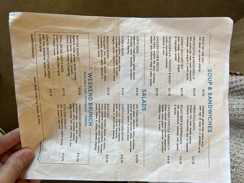 Soul Grind - Pacifica, CA menu_pic