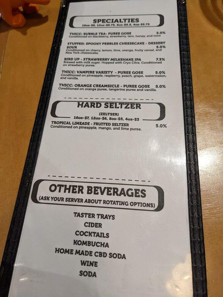 Claim 52 Kitchen - Eugene, OR menu_pic
