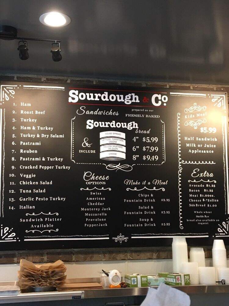 Sourdough & Co - Vacaville, CA menu_pic