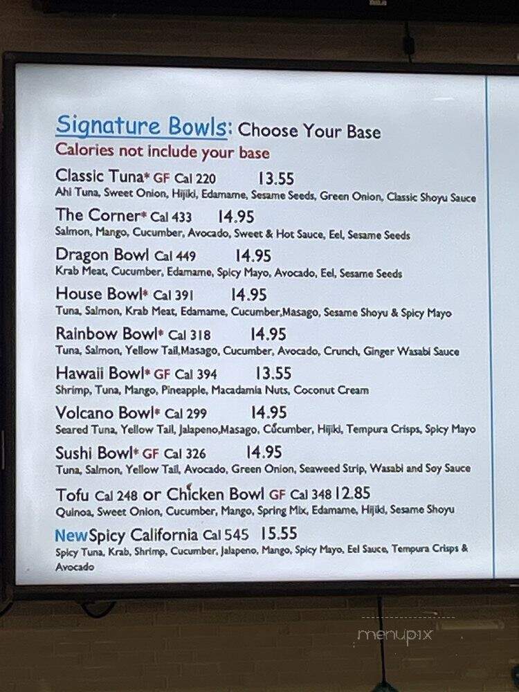Poke Sushi Bowl - Sterling, VA menu_pic