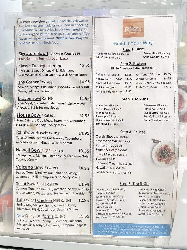 Poke Sushi Bowl - Sterling, VA menu_pic
