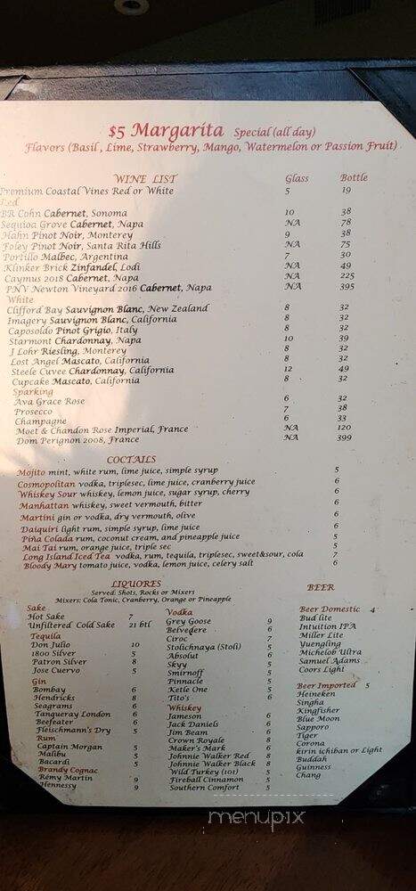 Flavors of Thai and Bar - Jacksonville, FL menu_pic