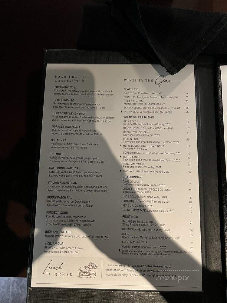 Fleming's Prime Steakhouse & Wine Bar - Miami, FL menu_pic