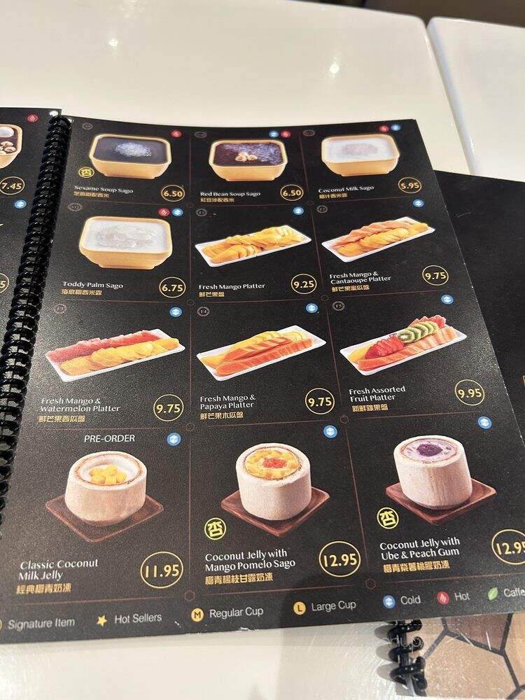 Sweethoney Dessert - Sacramento, CA menu_pic