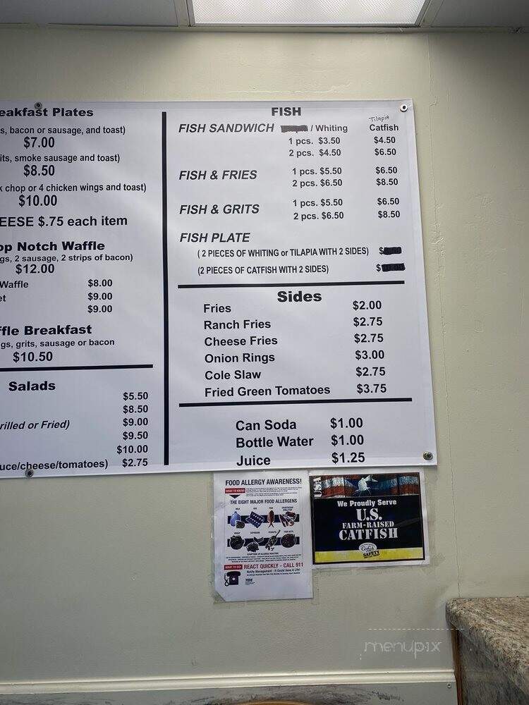 Da Sandwich Shop - Center Point, AL menu_pic
