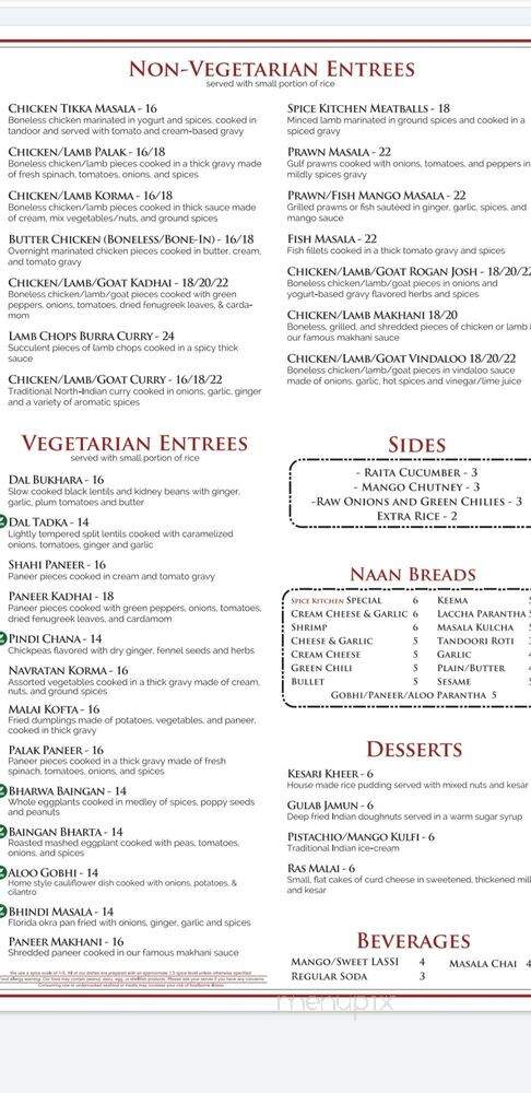 Spice Kitchen - Tampa, FL