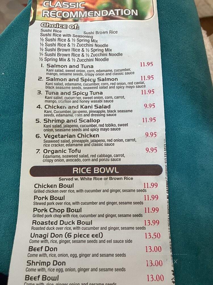 Poke Zone - Brooklyn, NY menu_pic
