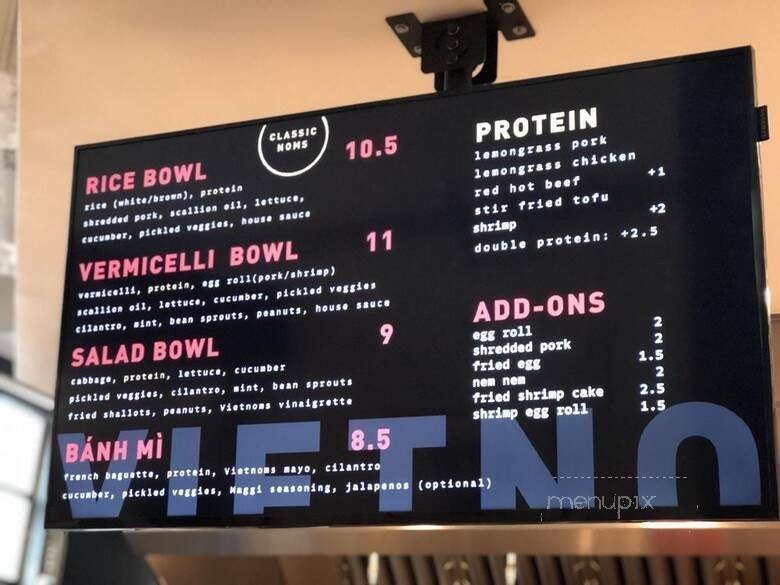 Vietnoms - San Jose, CA menu_pic