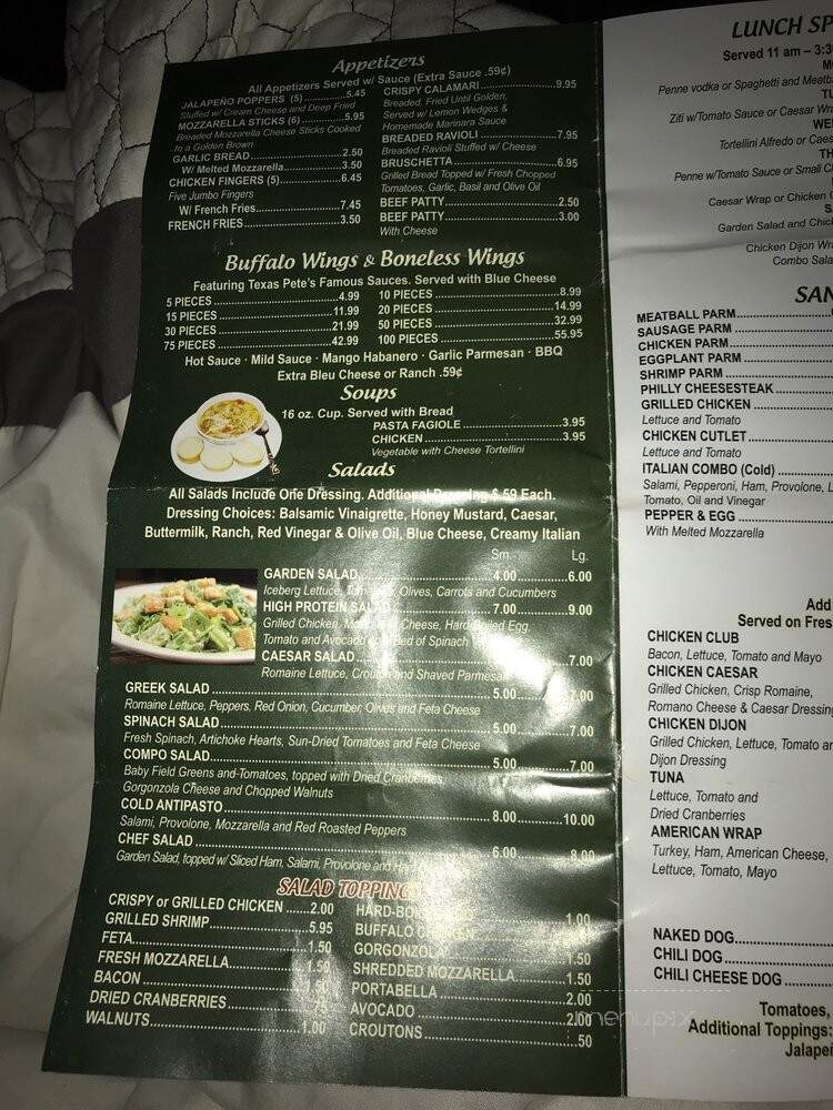 Famous Peppinos Pizza - Yonkers, NY menu_pic