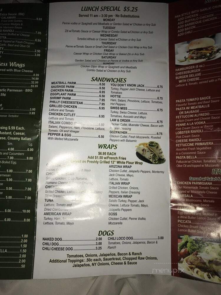 Famous Peppinos Pizza - Yonkers, NY menu_pic