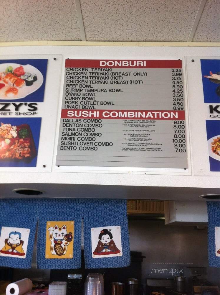 The Sushi Bar - Dallas, TX menu_pic