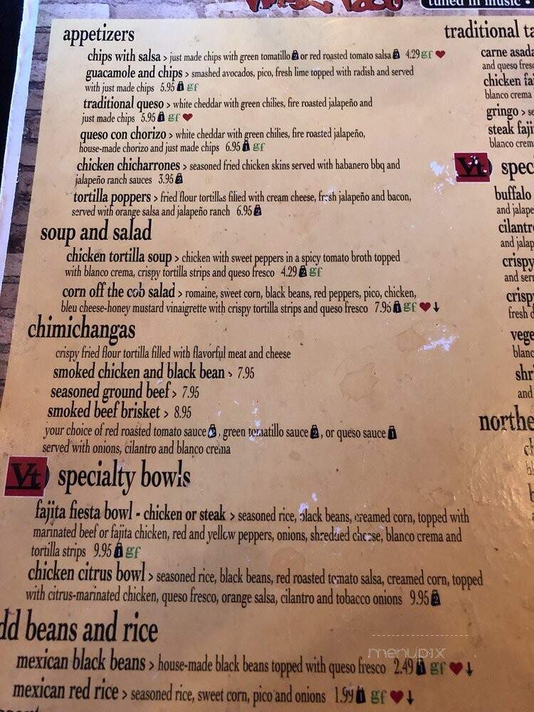 Vinyl Taco - Grand Forks, ND menu_pic
