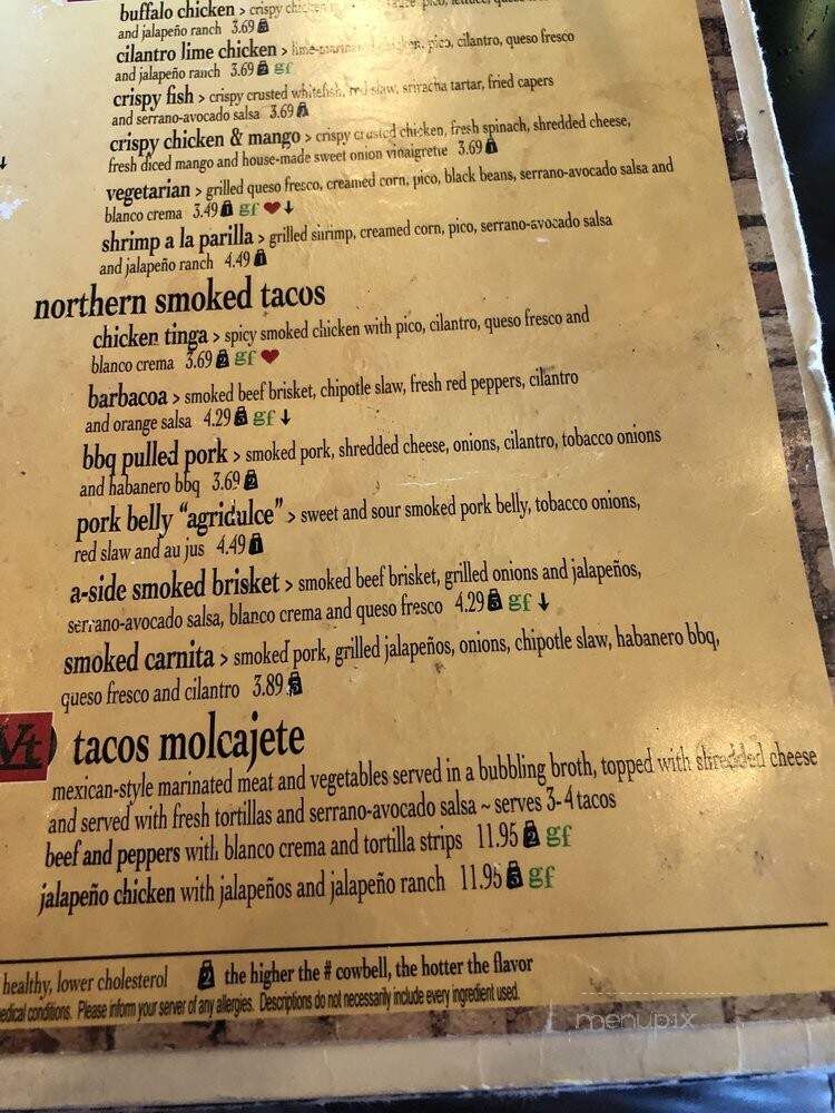 Vinyl Taco - Grand Forks, ND menu_pic
