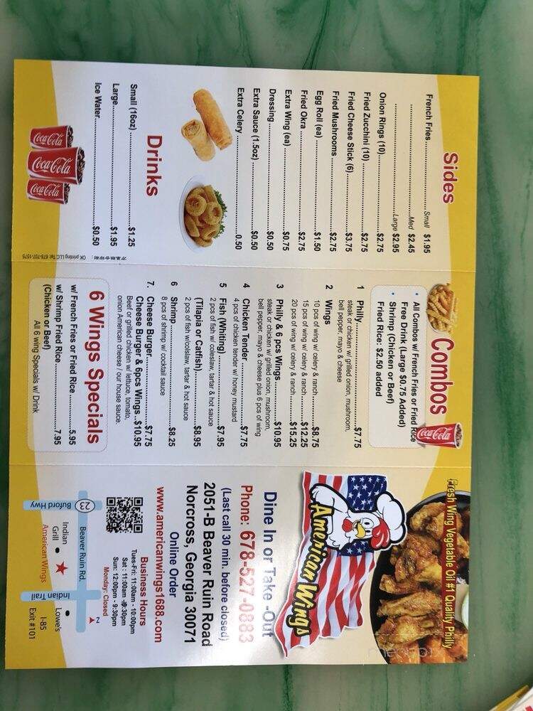 American Wings - Norcross, GA menu_pic