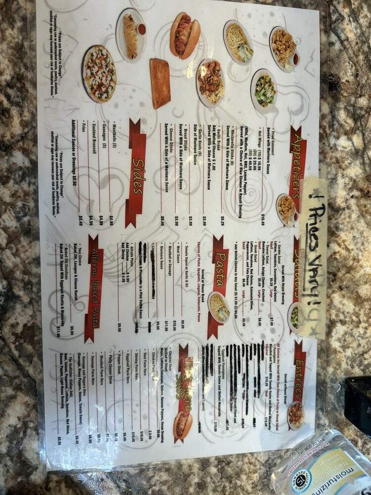 Bellagio's NY Pizzeria - Lawrenceville, GA menu_pic