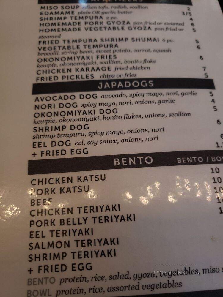 Hi Kori - Philadelphia, PA menu_pic